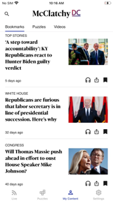 McClatchy DC Bureau screenshot