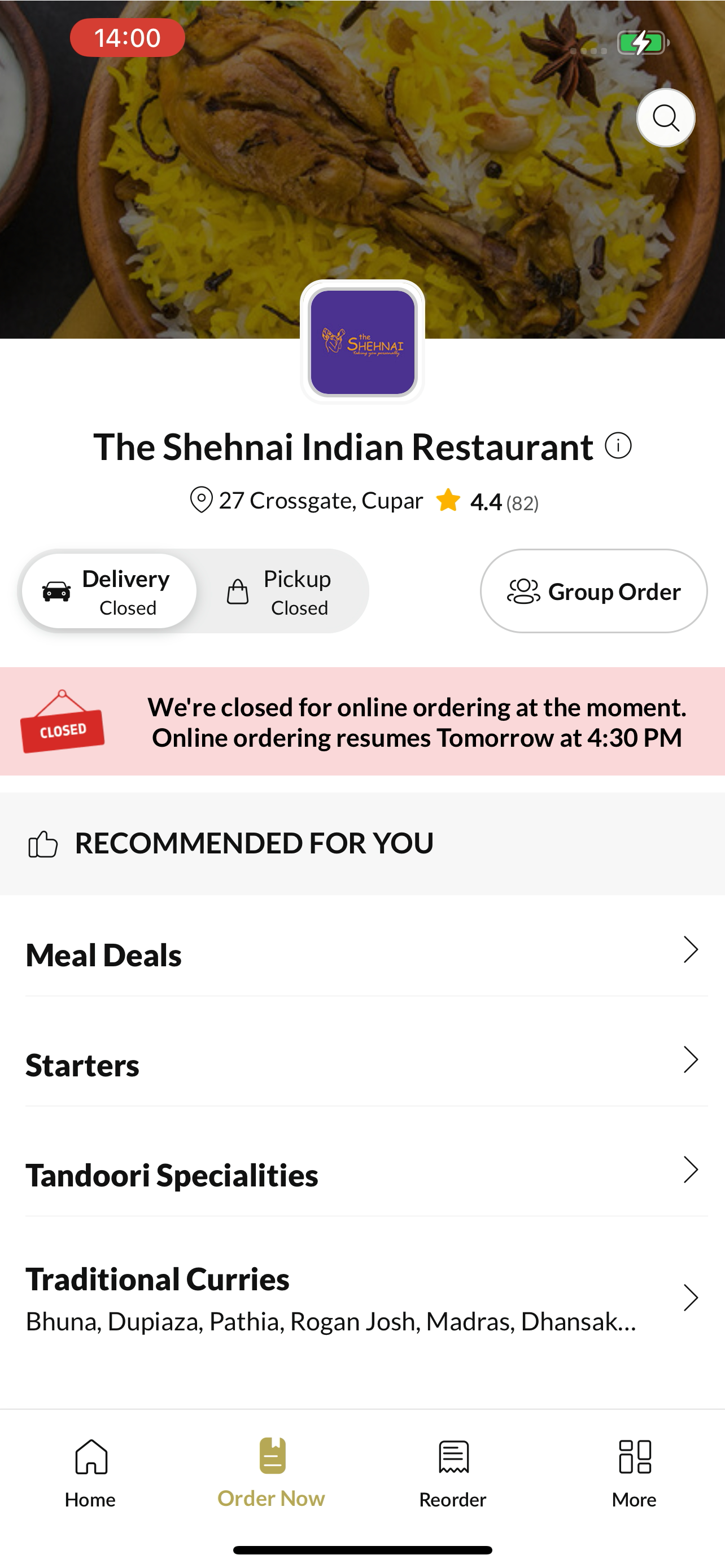The Shehnai Indian Restaurant screenshot 3