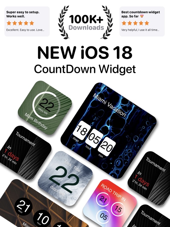 Screenshot #4 pour Countdown widget : Day Counter