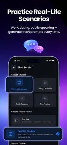 Voxie: AI Voice Coach iPhone screenshot