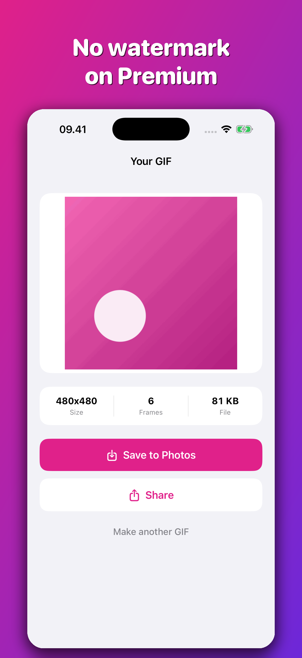 GIF Maker: Video, Photo & Loop
