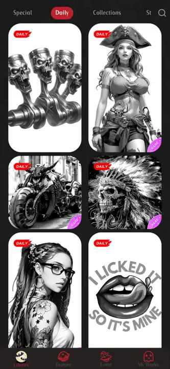 Dark Color: Paint by Number screenshot 10