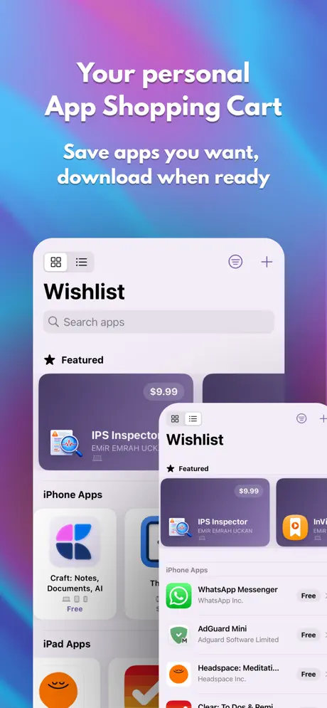 App Wish Mark 愿望清单 应用截图