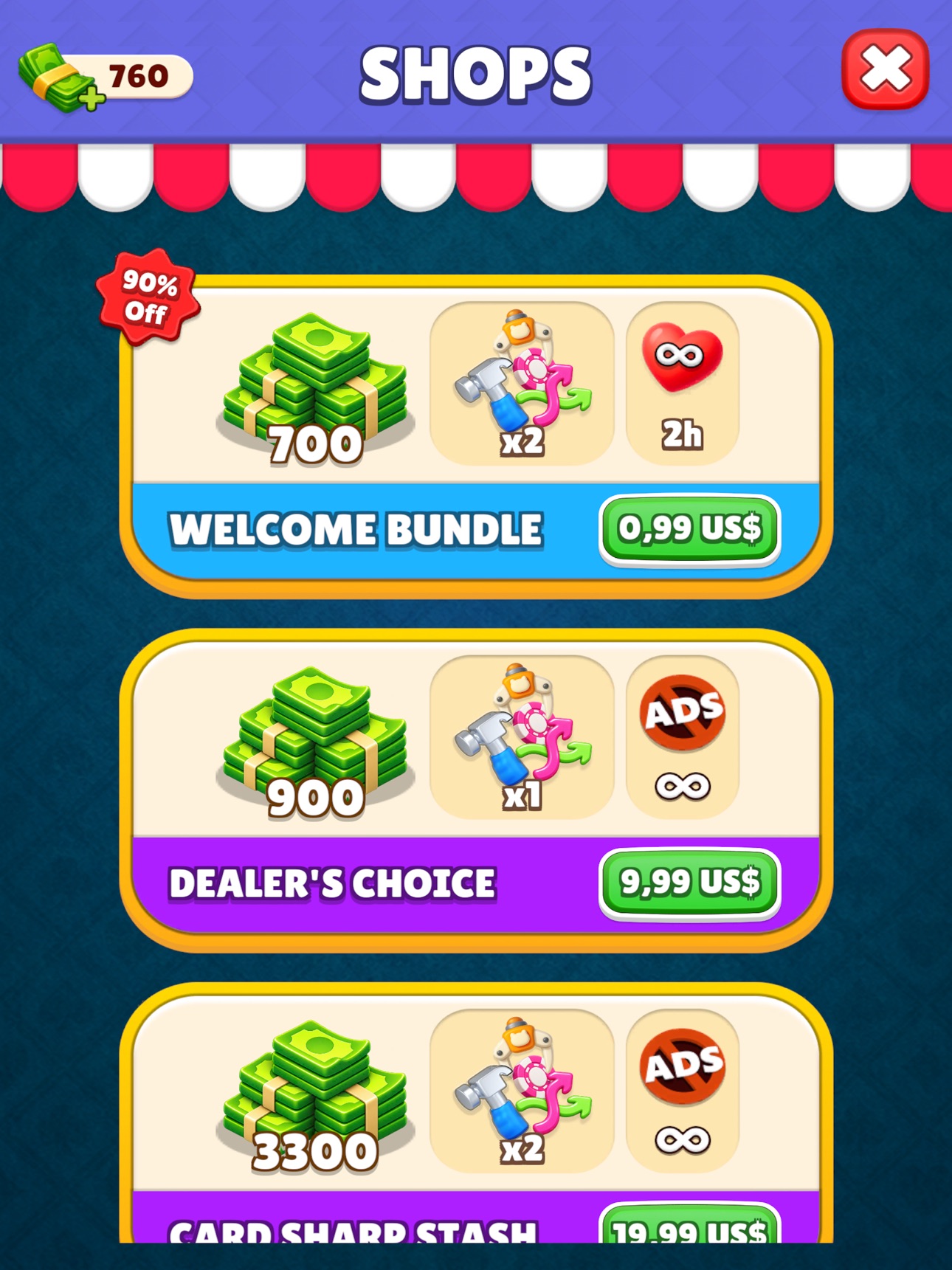 Screenshot 12 of Poker Sort: Stack Puzzle