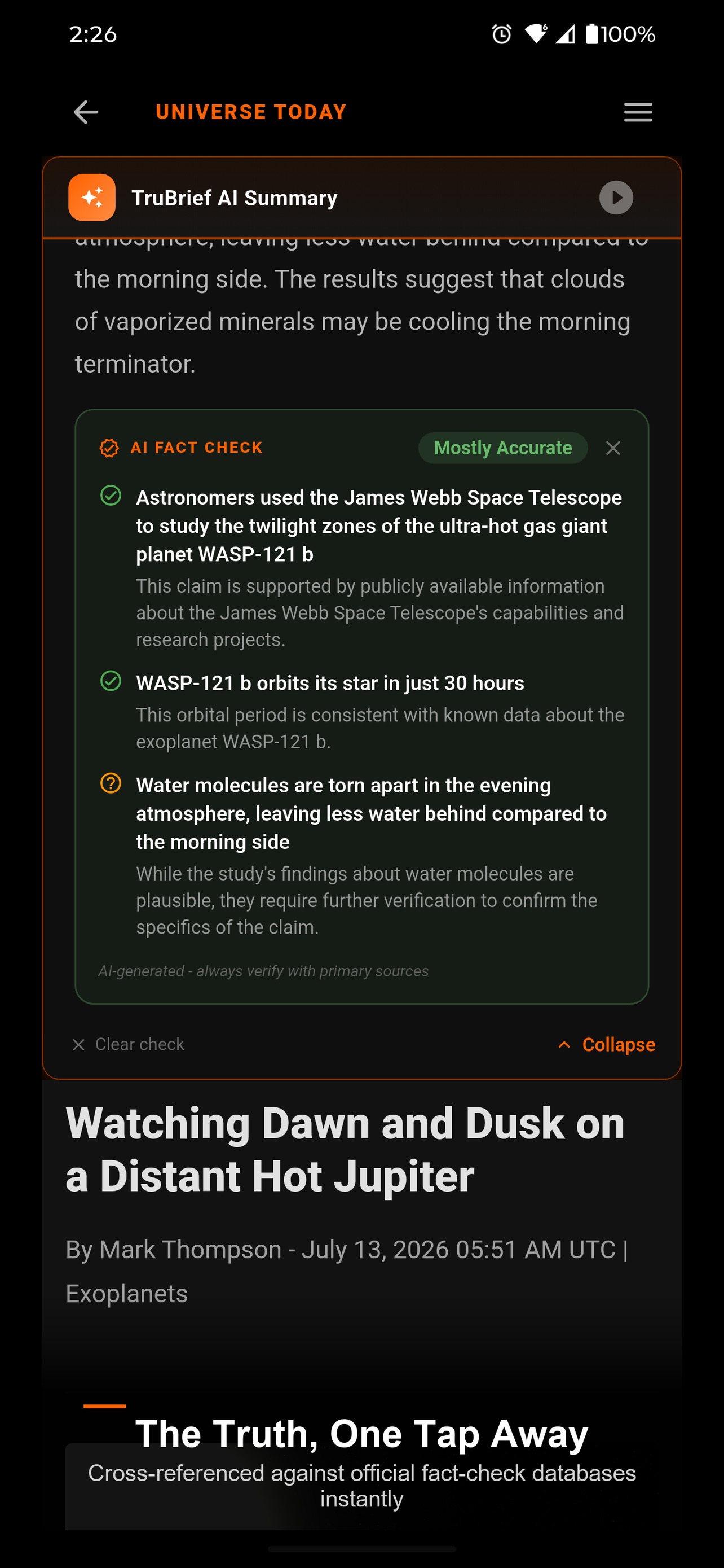 Screenshot 4 of TruBrief