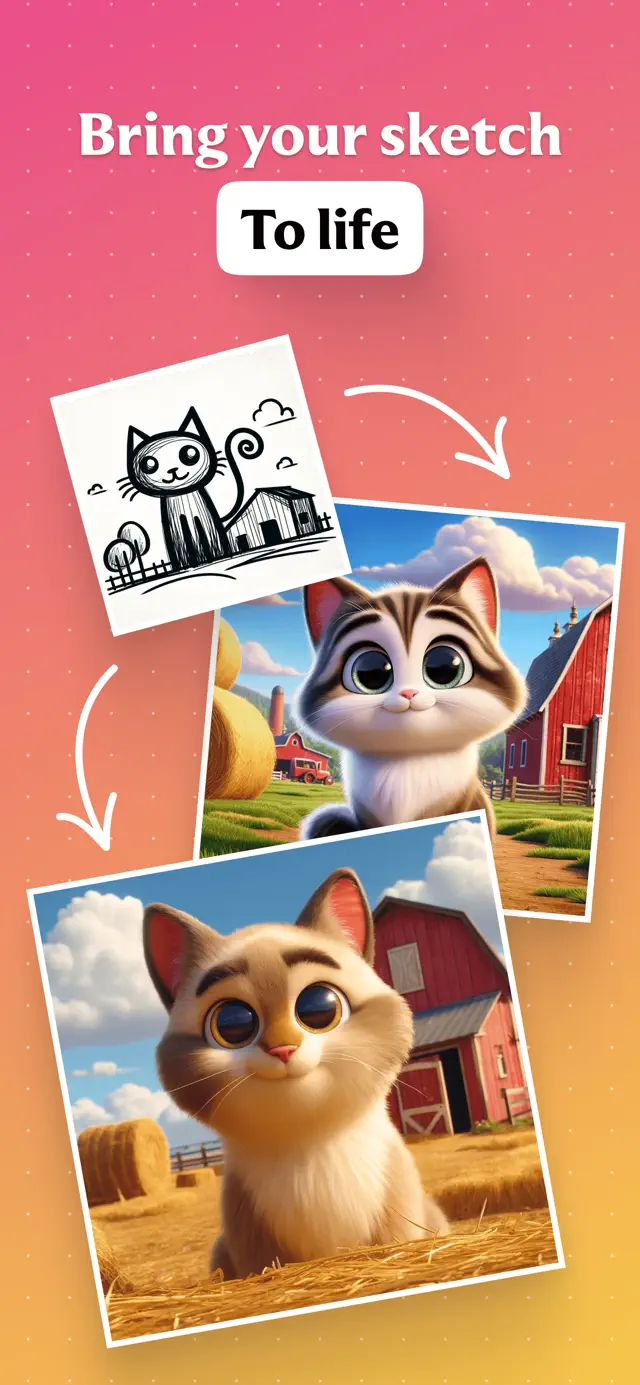 App Screenshot - Bring your sketch to life