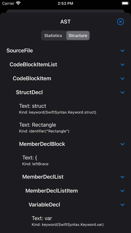 #7. Swifty Compiler: Swift IDE (iOS) Podle: Hassan Taleb