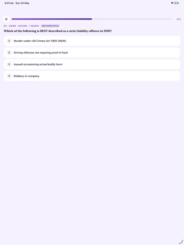 HSC Study Legal Studies iPad screenshot