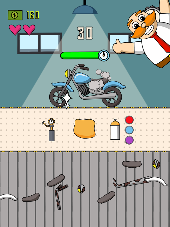 Motorbike Fixer iPad screenshot