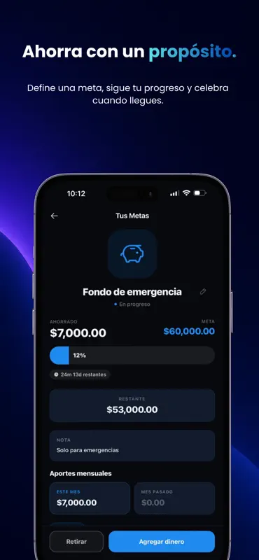 Presupuesto con IA | MyWealthy screenshot 6 of 10