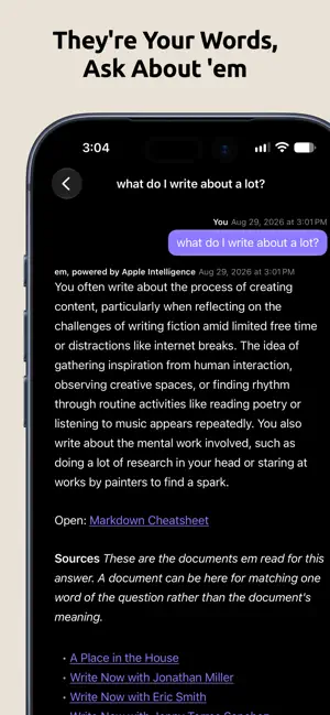 em — Markdown Writer & Editor screenshot 3