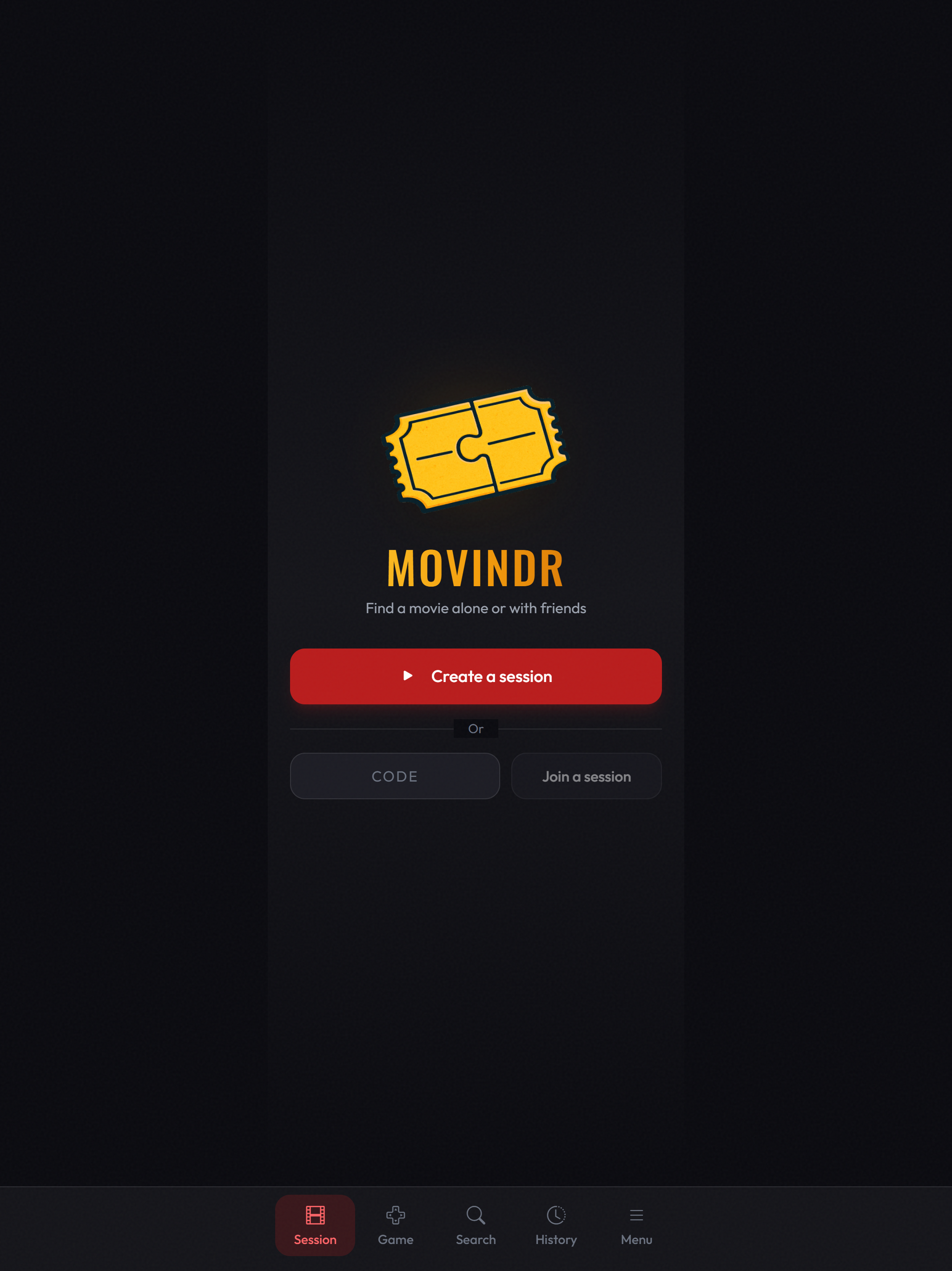 Movindr - Match & Watch