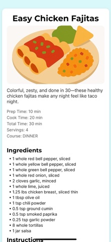 PrepMyWeekLite Screenshot 7 of 7
