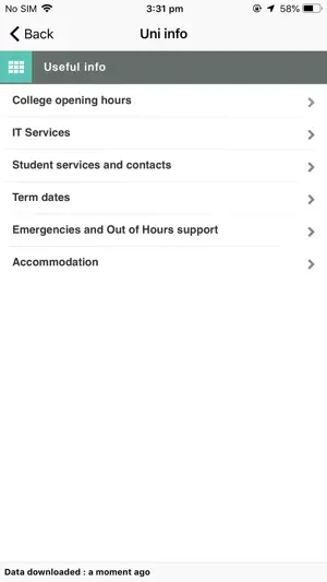 MyUAL screenshot 2