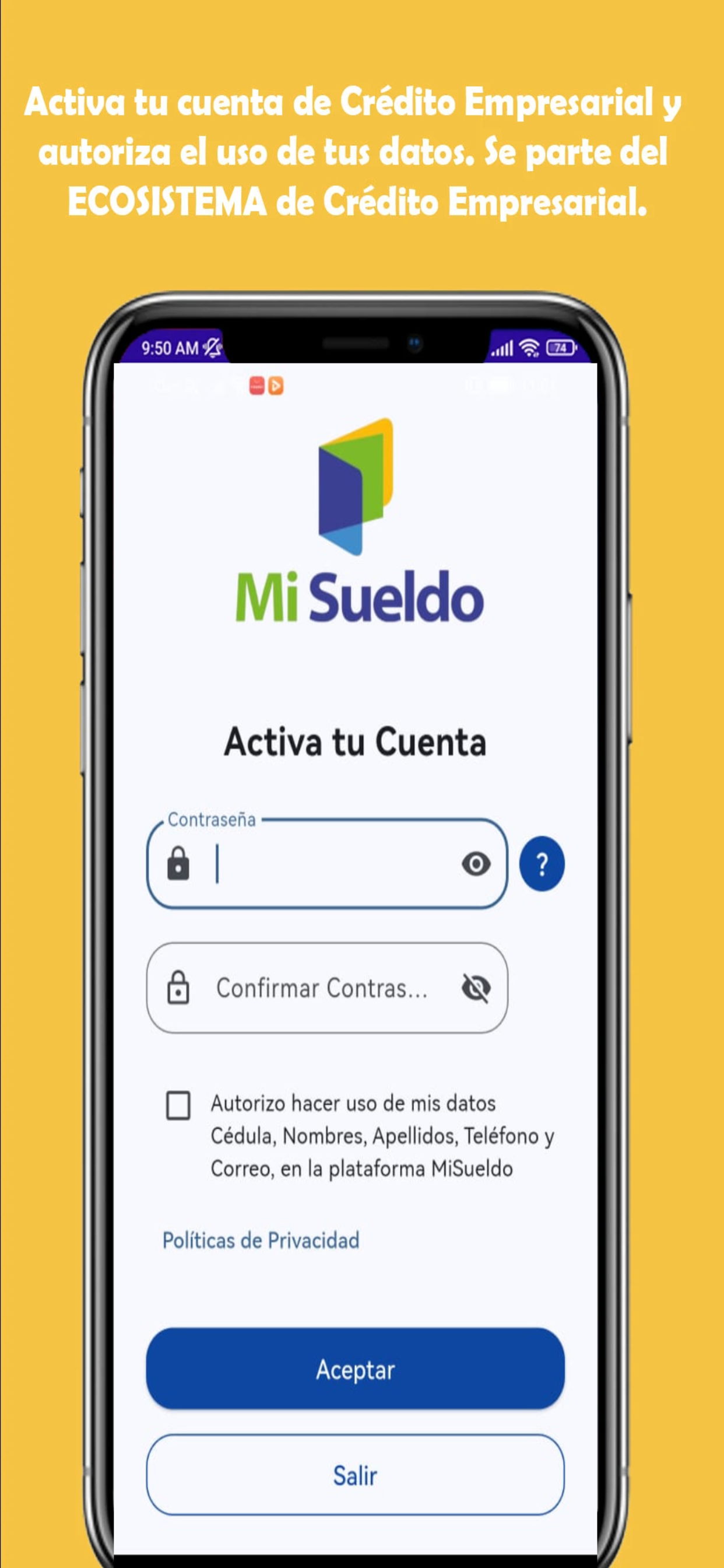 Mi Sueldo screenshot 2