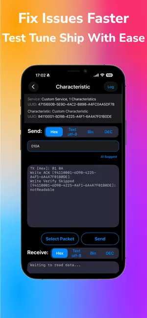 Bluetooth Explorer:AI Terminal iPhone screenshot 5