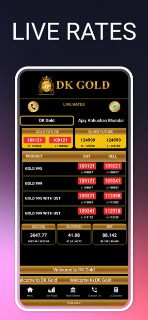 Dk Gold Live screenshot 1