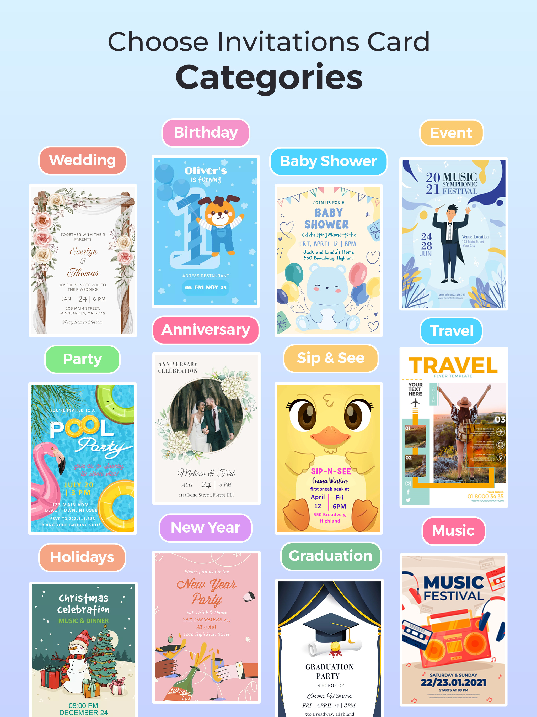Invitation Maker - Invites4U screenshot 10