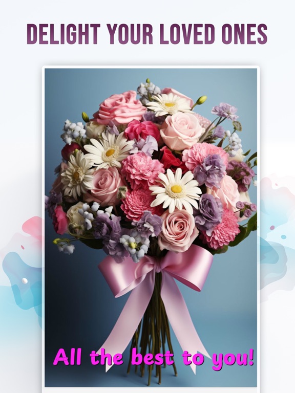 Greeting Cards with Wishes iPad screenshot 7 - Entertainment app