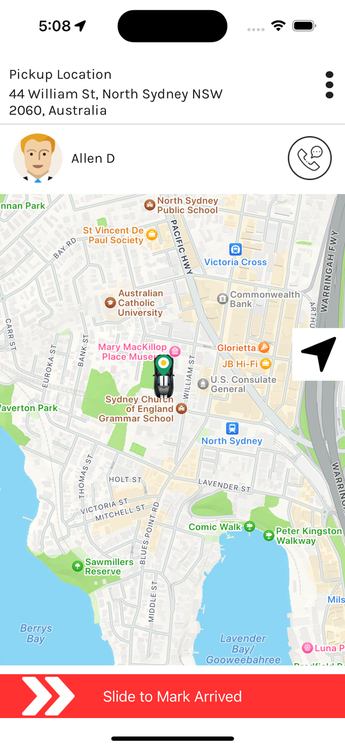 Zippy CAB DRIVER App