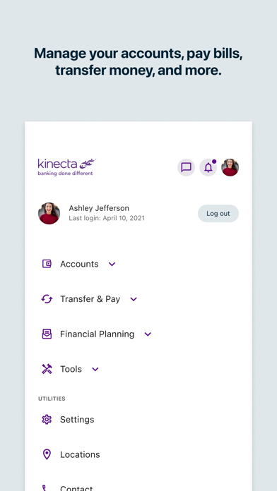 Kinecta Mobile Banking Screenshot