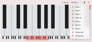 MIDI Piano screenshot