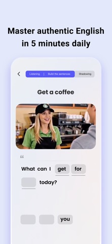 ListenLeap – Learn English iPhone screenshot
