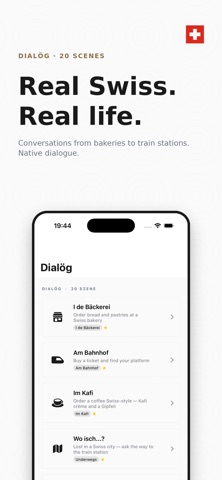 Grüezi - Learn Swiss German iPhone screenshot