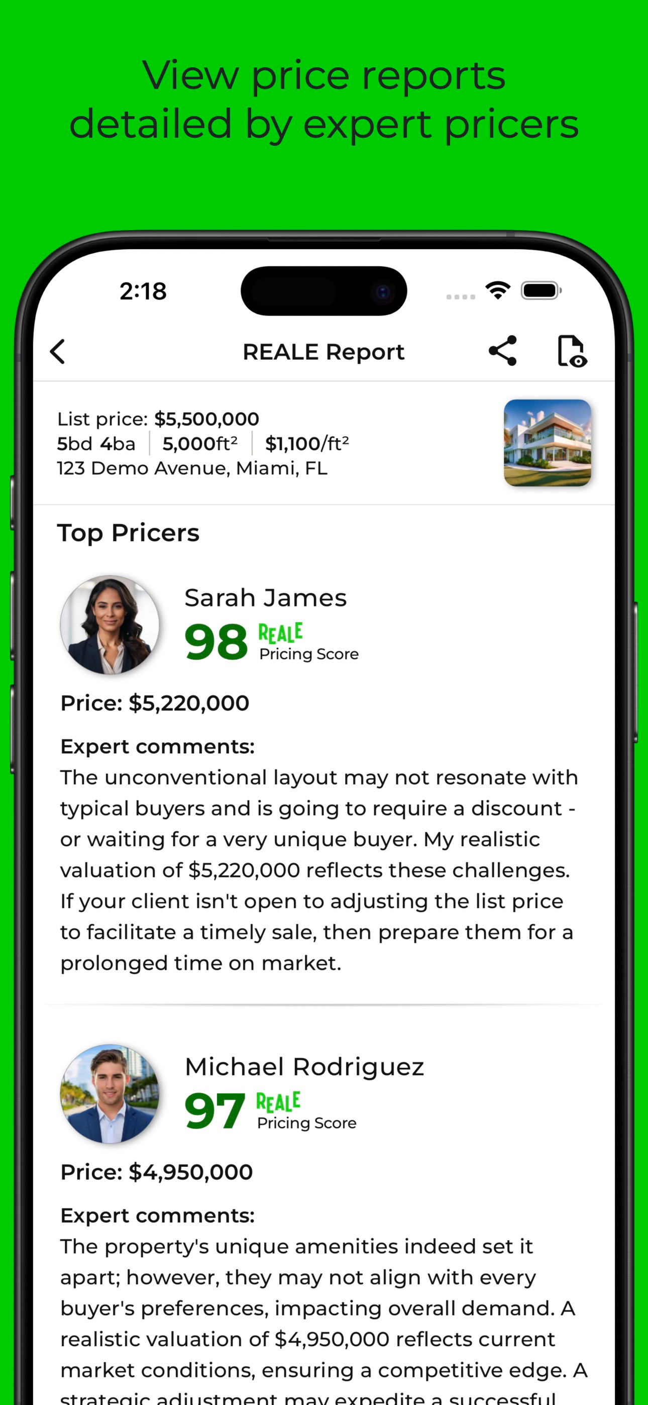 REALE - Real Estate Pricing