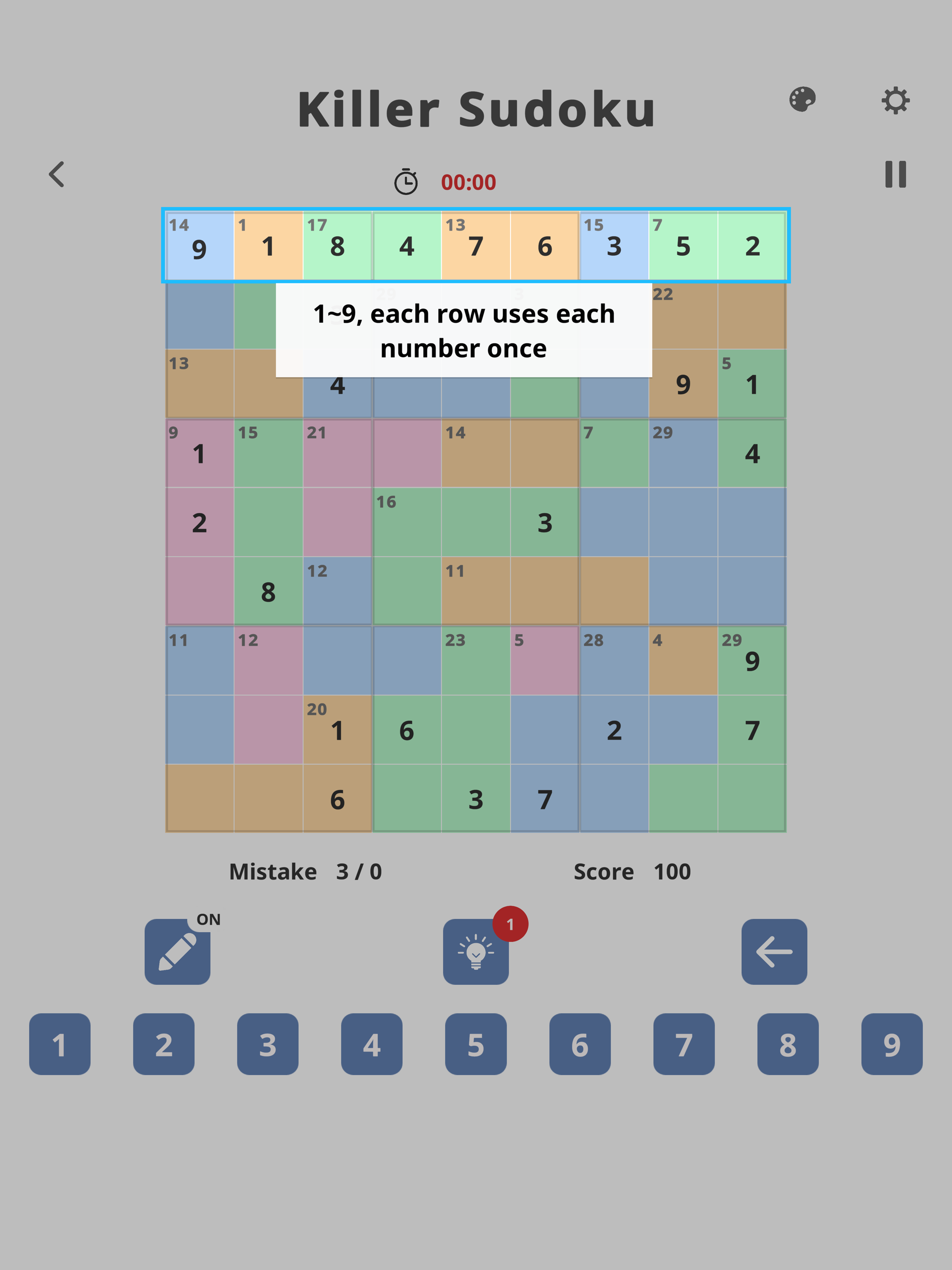 Killer Sudoku: Brain Puzzle screenshot 7