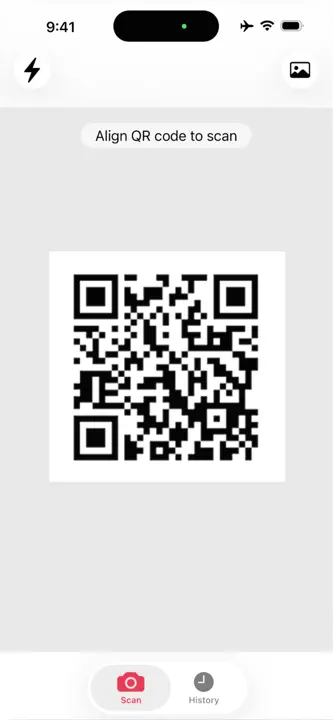 QR Code Reader: Screenshot 4 von 6