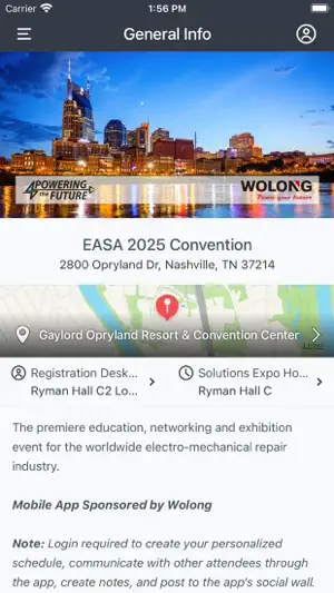 EASA 2026 Convention App screenshot 1