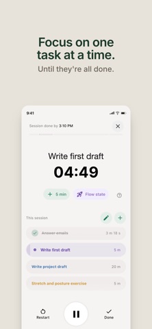 FlowStack: Focus Task Timer Screenshot 1 of 9
