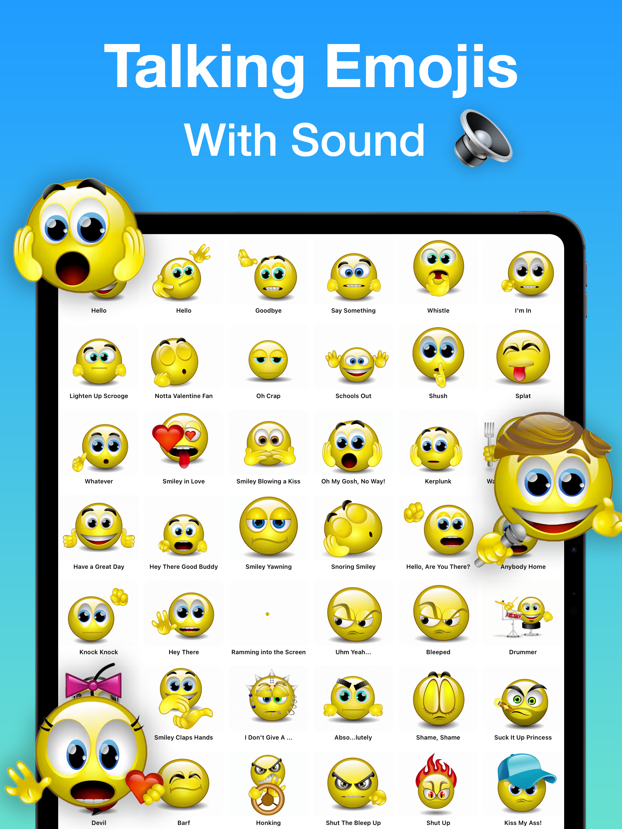 Talking Emojis - Audio Sticker
