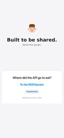 Corny Jokes Screenshot 3 of 3