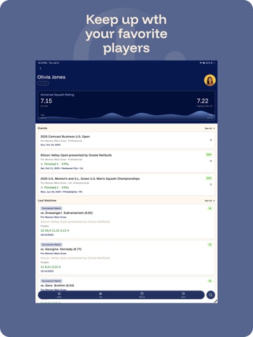 Club Locker iPad screenshot
