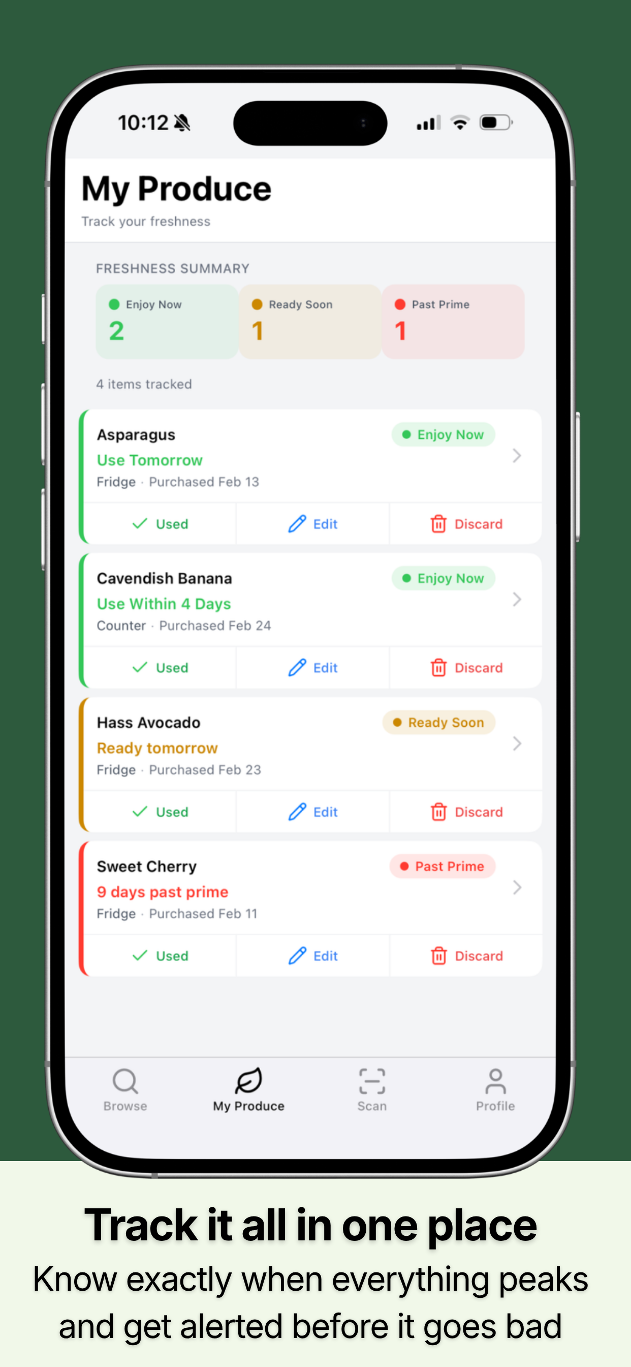 ProduceHero: Ripeness Tracker