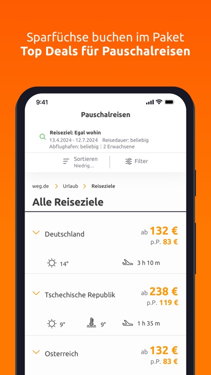 weg.de - Urlaub & Reisen