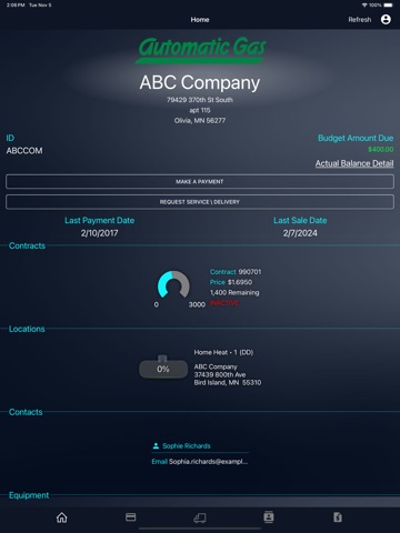 Automatic Gas iPad screenshot