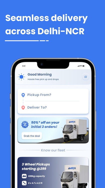 Wayo: Goods Delivery App