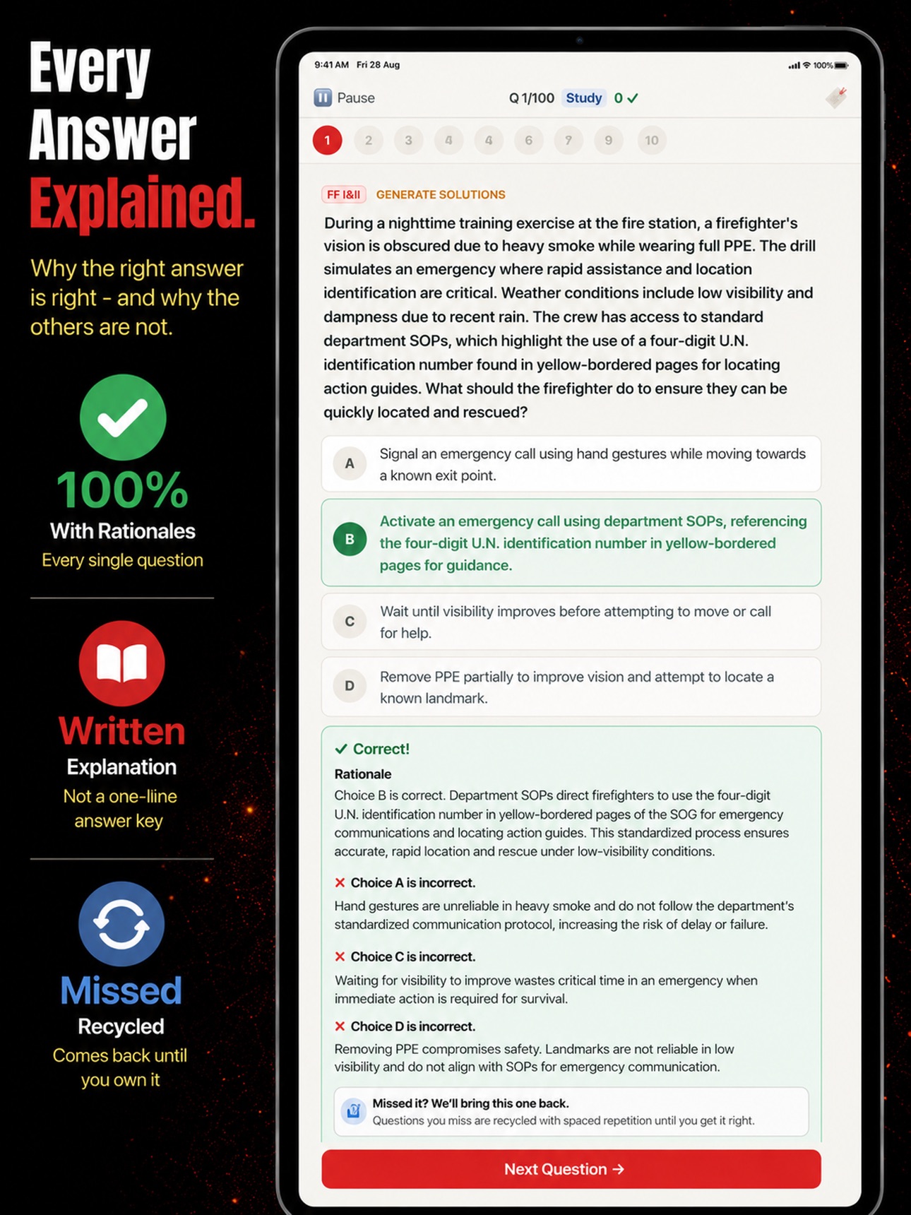 Screenshot 12 of Firefighter I & II - Exam Prep