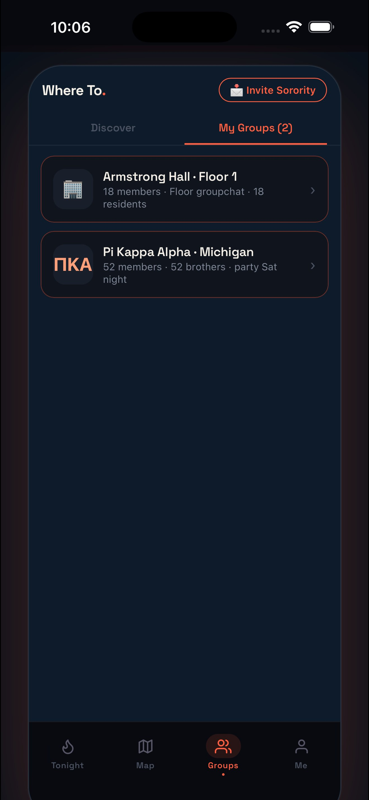 Where To — Tonight screenshot 4