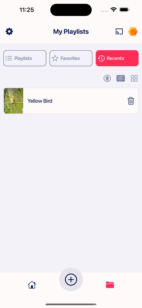 Fuevana IPTV Pro - Les utilisateurs bénéficient d'un accès rapide à l'historique récent et d'options claires pour supprimer les éléments indésirables de leurs playlists.