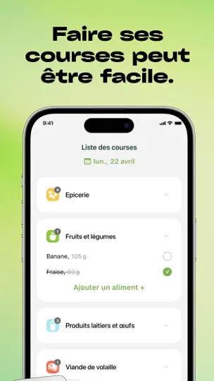 Capture d'écran de Régime: Manger Sain & Calories sur iPhone 10