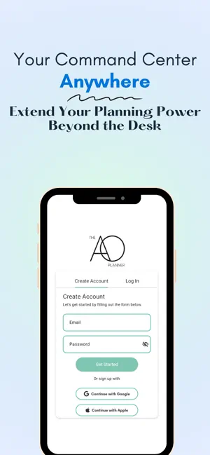 The AO Planner App screenshot 1