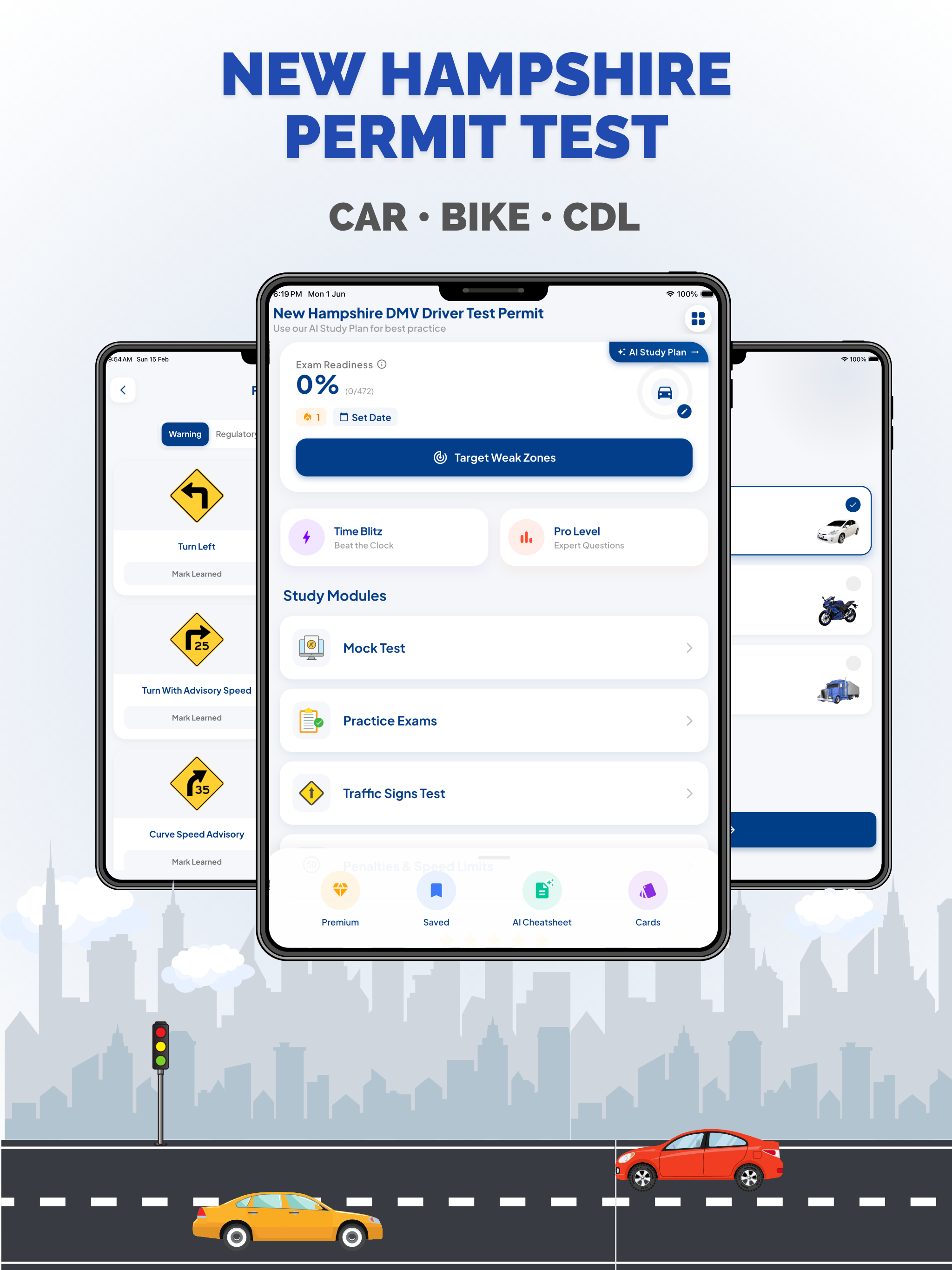 NH DMV Permit Test PREP 2026 screenshot 11