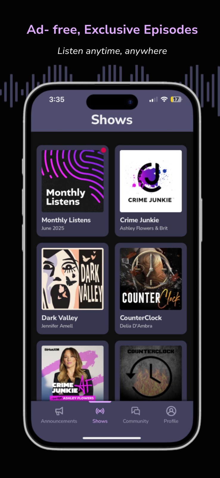 Crime Junkie Fan Club iphone screenshot 3