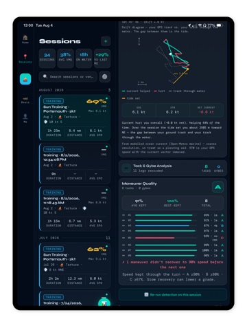 Tacktiq iPad screenshot