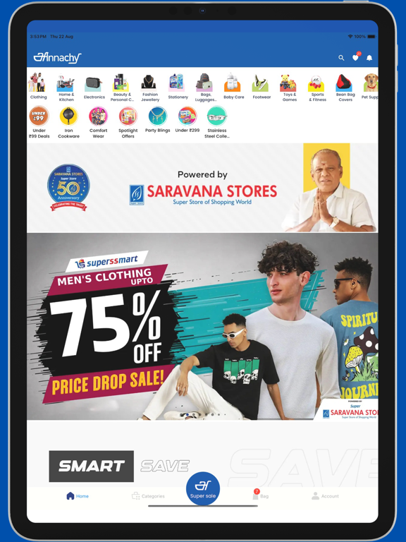 Annachy iPad screenshot 1 - Shopping app