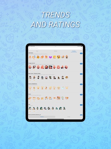 FStik: All Telegram Stickers iPad screenshot